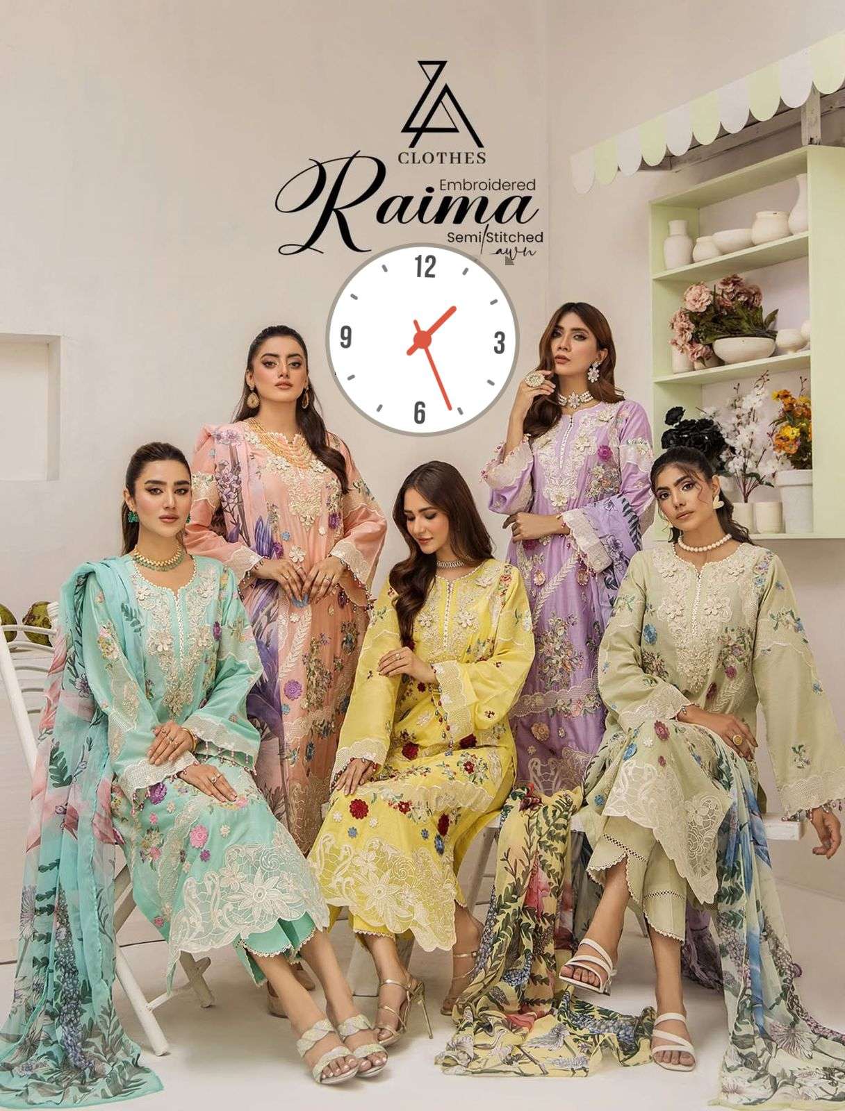 RAIMA LAWN 25 BY ZA CLOTHES